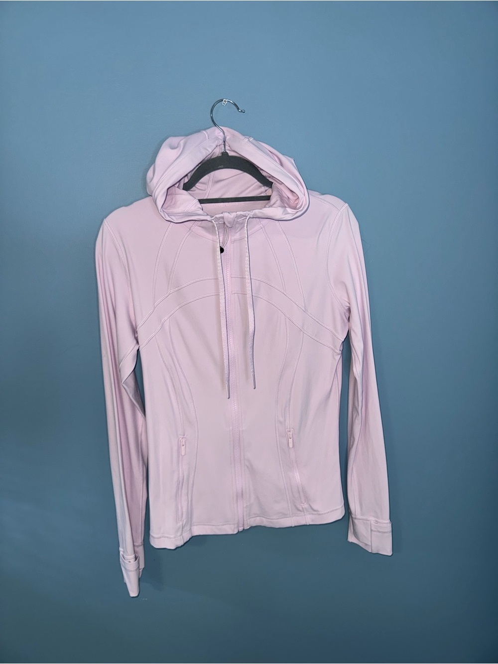 lululemon “meadowsweet pink” hooded define jacket nulu